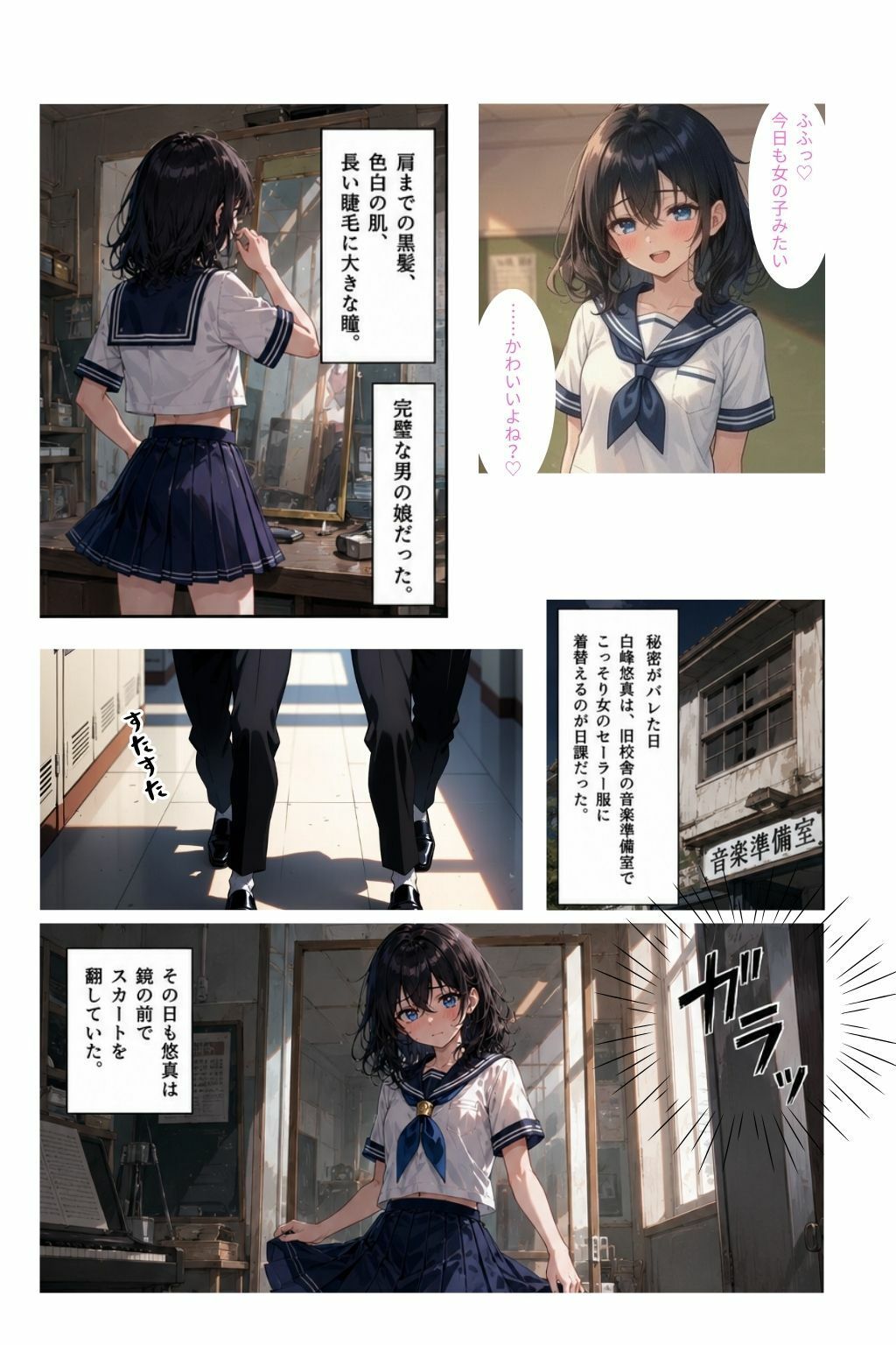 男の娘は今日も犯●れる〜アナル中出し精液まみれの日々〜 - サンプル画像 2