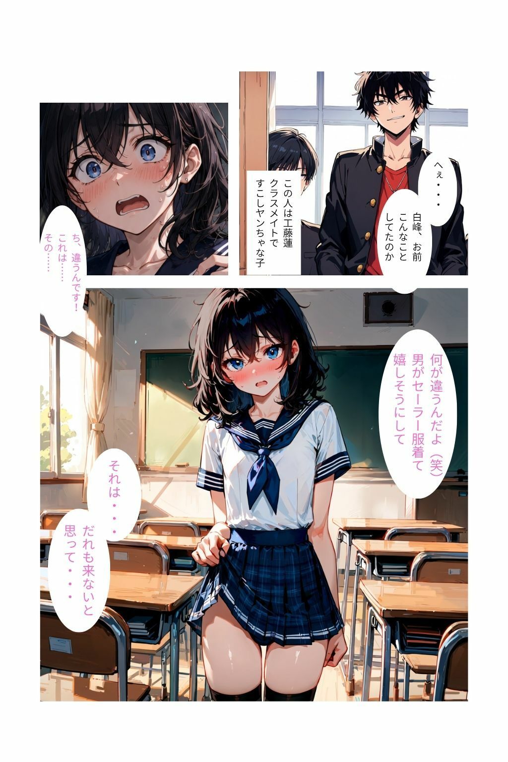 男の娘は今日も犯●れる〜アナル中出し精液まみれの日々〜 - サンプル画像 3