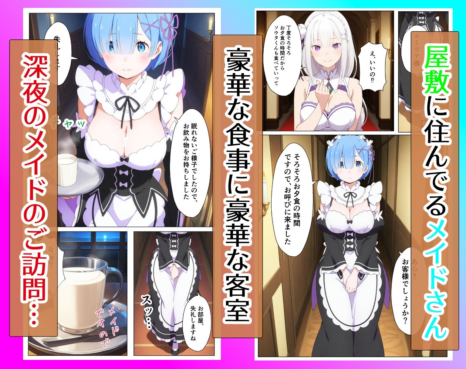 森で迷った僕を拾ったのはエ〇リアとレ〇でした〜屋敷で始まる種付け三昧の夏休み〜 - サンプル画像 4