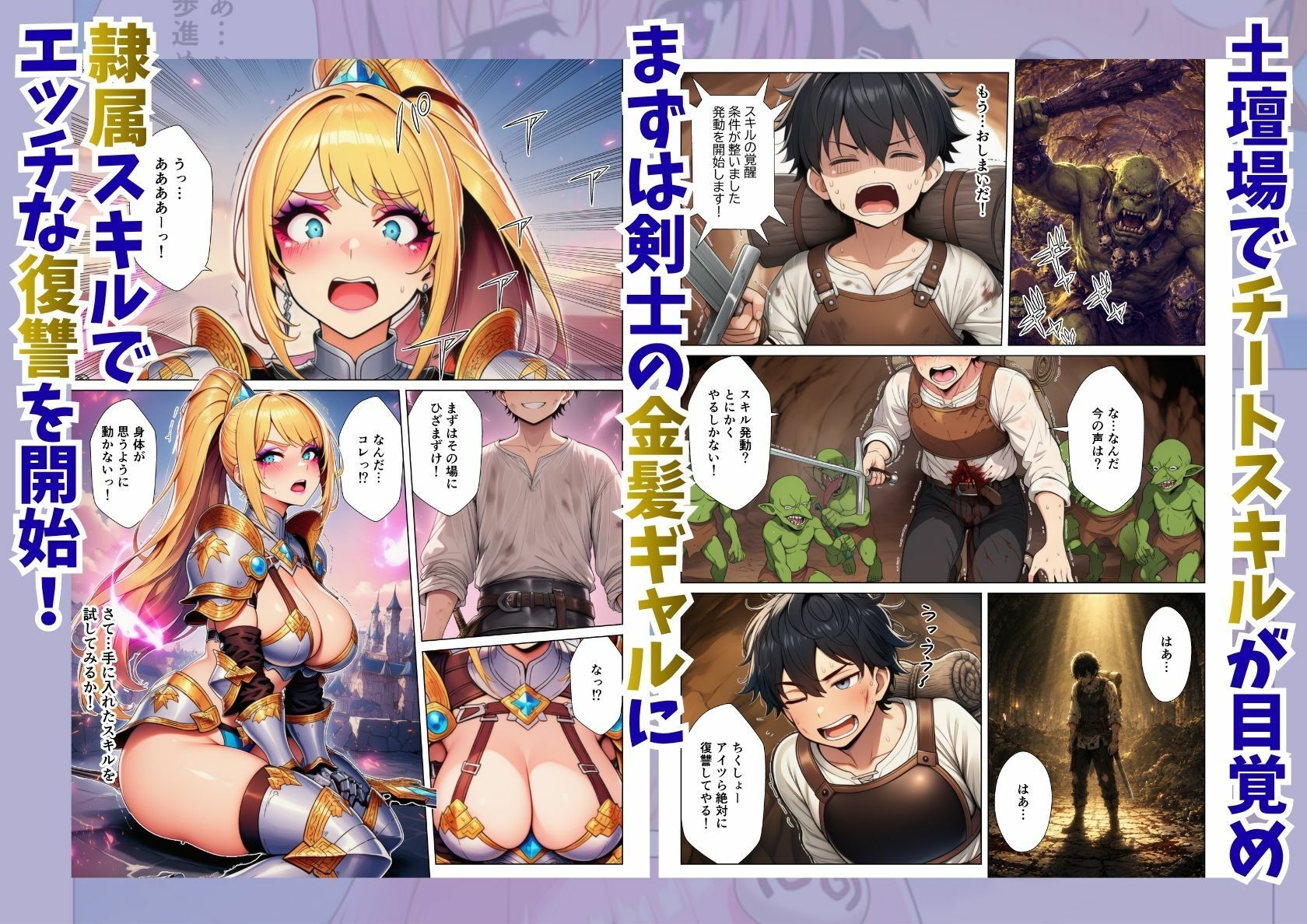 異世界クラス転移！ギャル達のパシリの俺がチートエロ能力で復讐ハーレム - サンプル画像 2