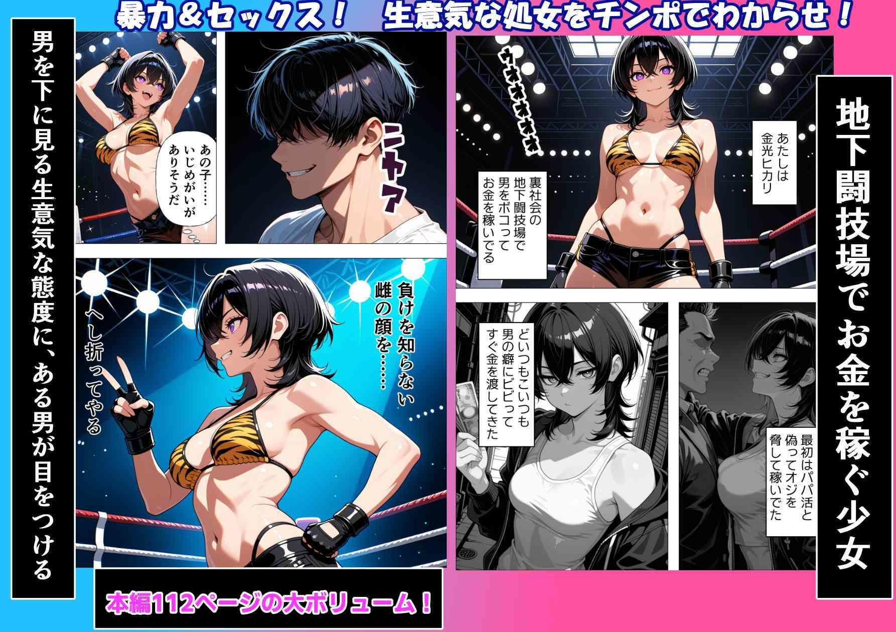 格闘少女わからせ快楽堕ち - サンプル画像 2