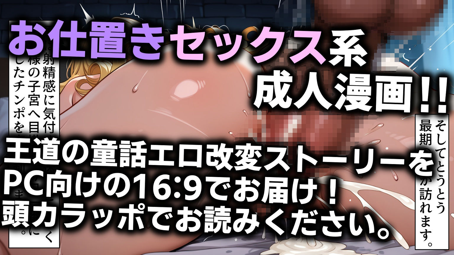 えろ童話『純金の鞠と蛙化王女様』 - サンプル画像 6