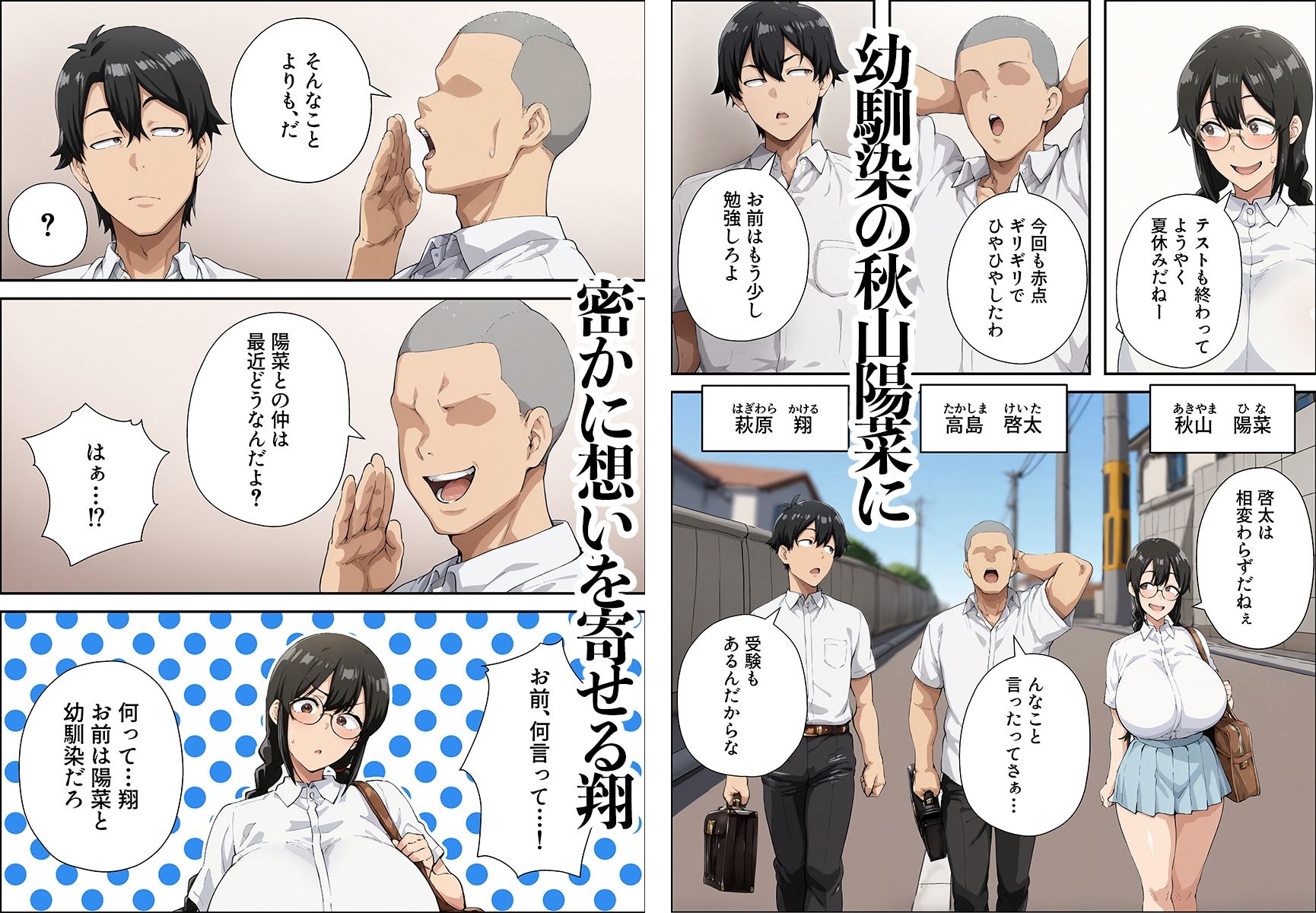 夏が終わる前に告白するから〜地味な幼馴染は絶倫巨根に堕ちる〜 - サンプル画像 1