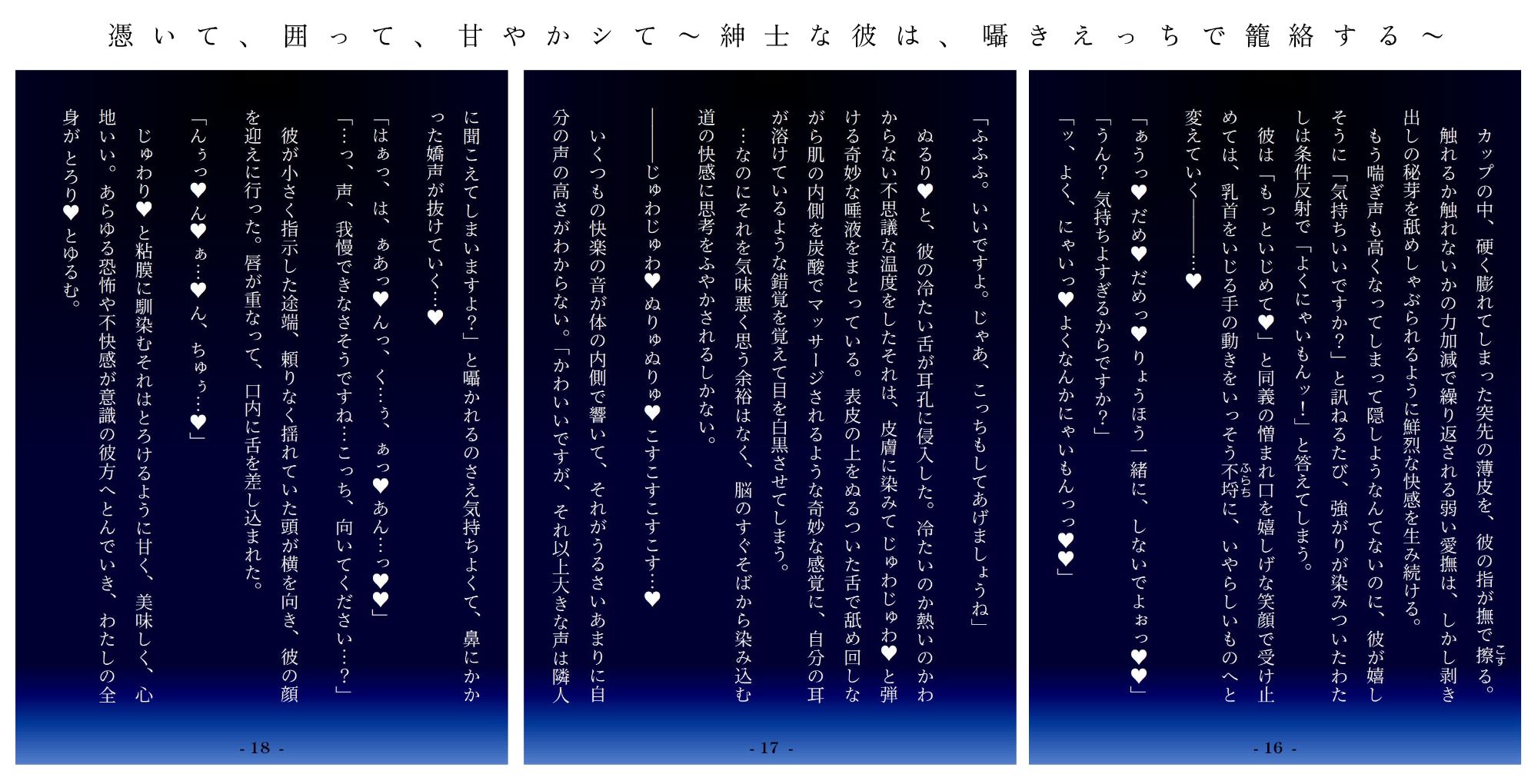 執着x快感x人じゃないモノ 夏のR18微ホラー短編集 〜絡め取られて強●幸せENDx6〜 - サンプル画像 1