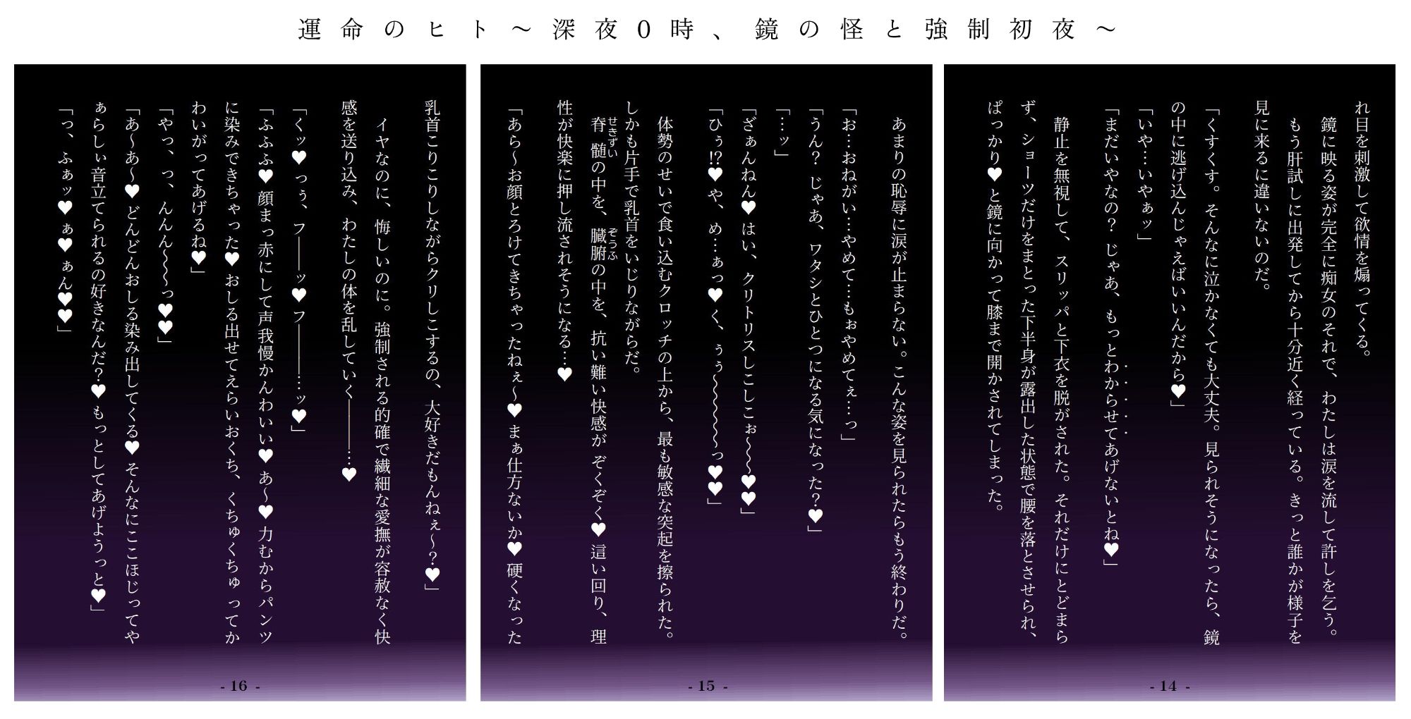 執着x快感x人じゃないモノ 夏のR18微ホラー短編集 〜絡め取られて強●幸せENDx6〜 - サンプル画像 4