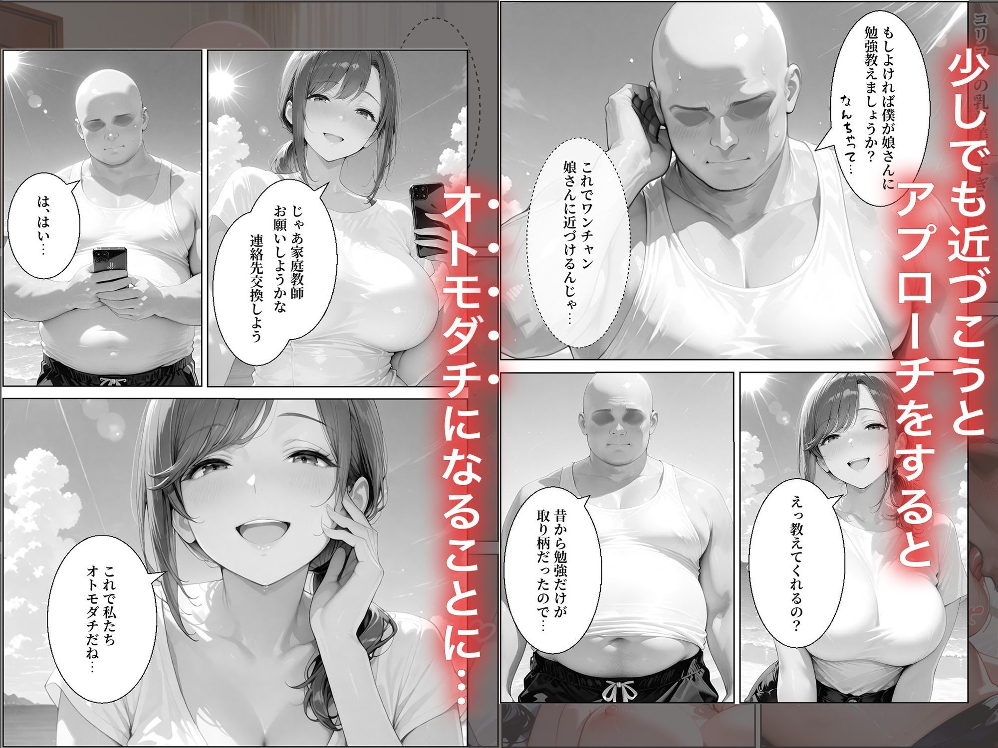 海で出会ったシングルマザーに誘惑されて生ハメセックスしちゃった話 - サンプル画像 2