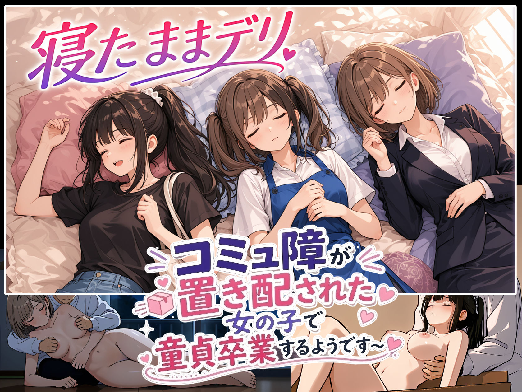 寝たままデリ 〜コミュ障が置き配された女の子で童貞卒業するようです〜 - サンプル画像 7