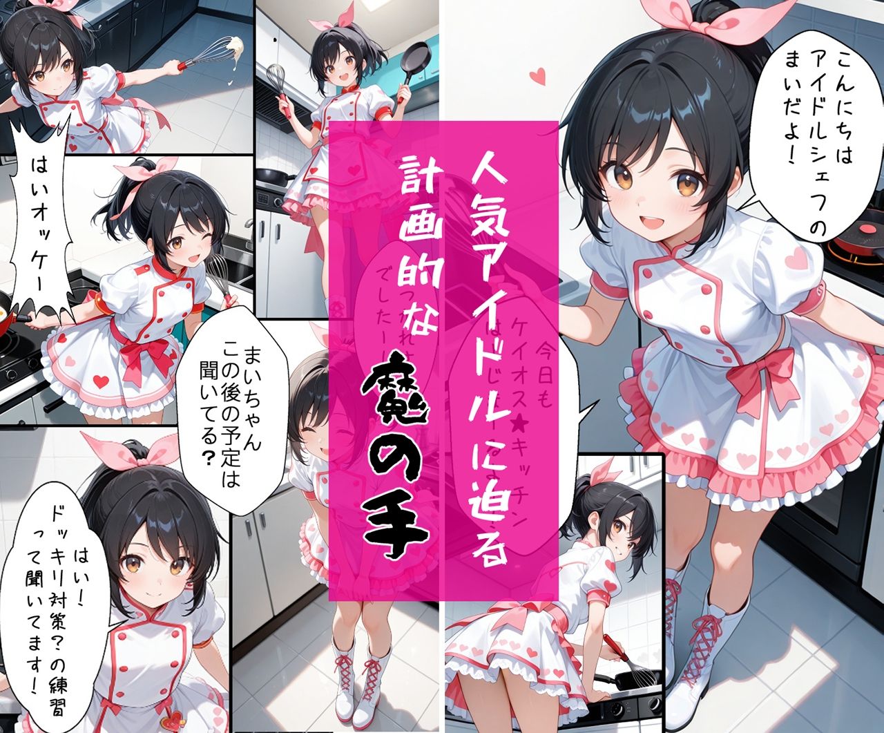 ザコ乳首シリーズ アイドルシェフ まいちゃん - サンプル画像 1