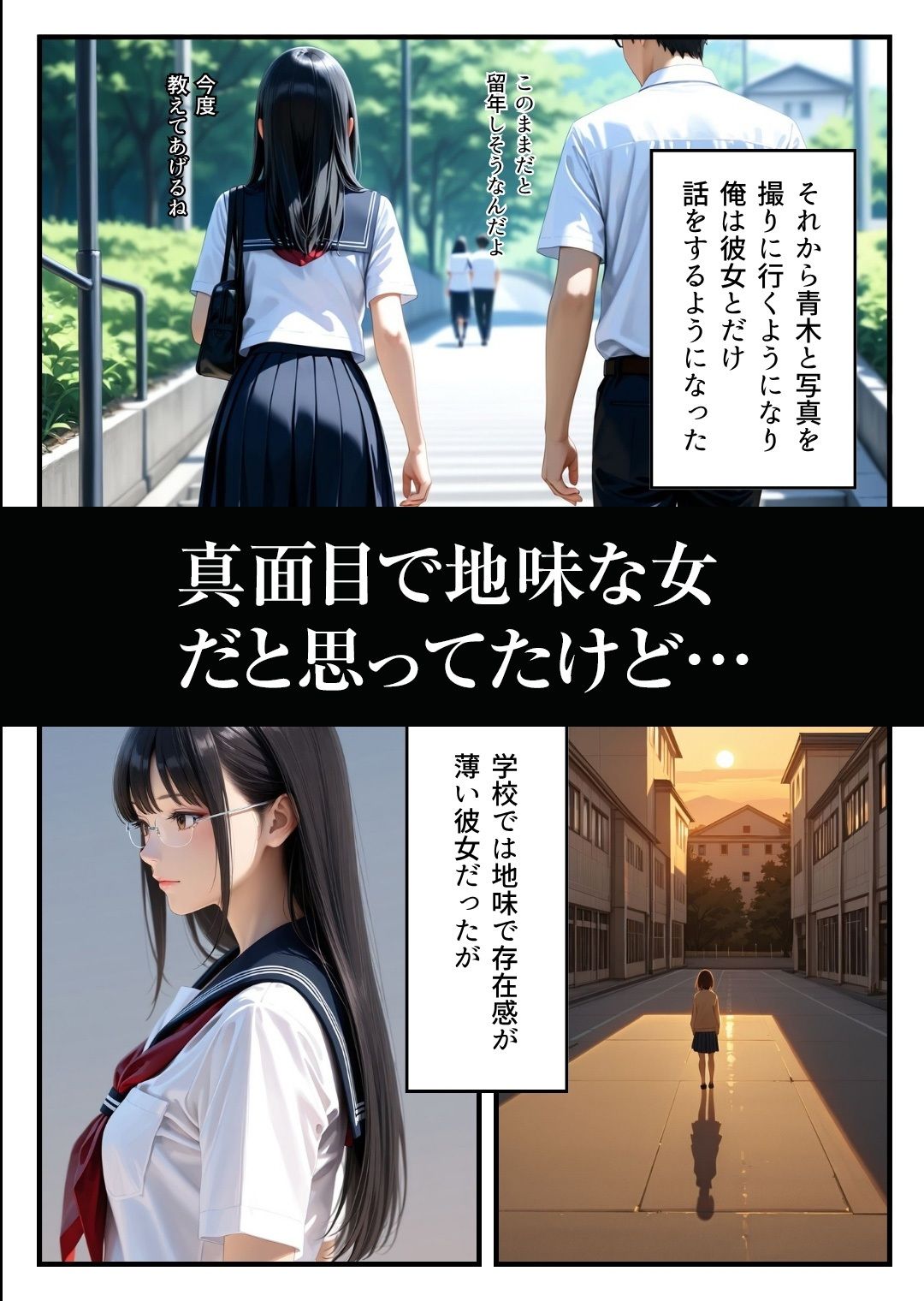 眼鏡の女 - サンプル画像 3