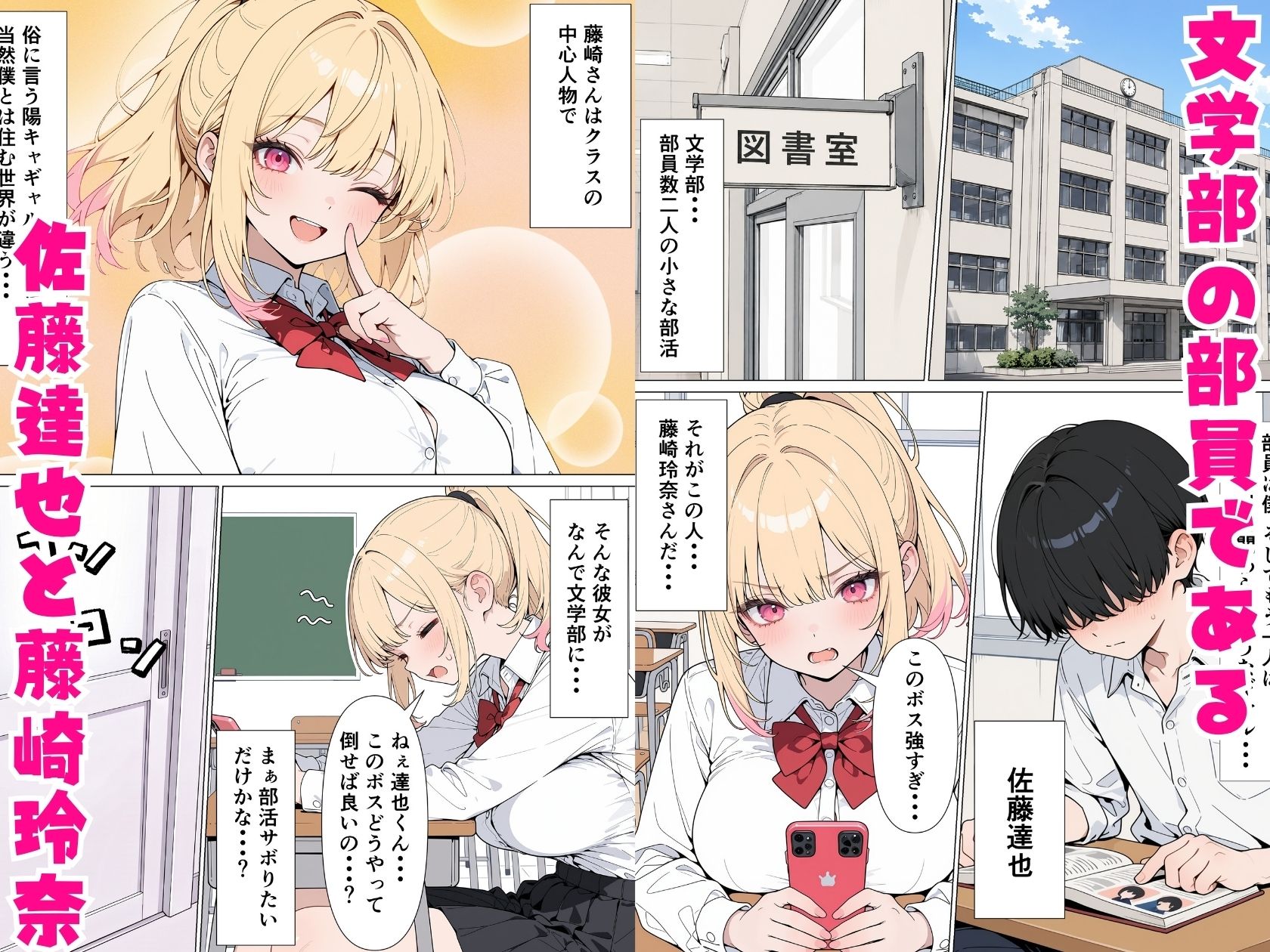 一軍ギャルに陰キャ女子の性処理をお願いされる話 - サンプル画像 1