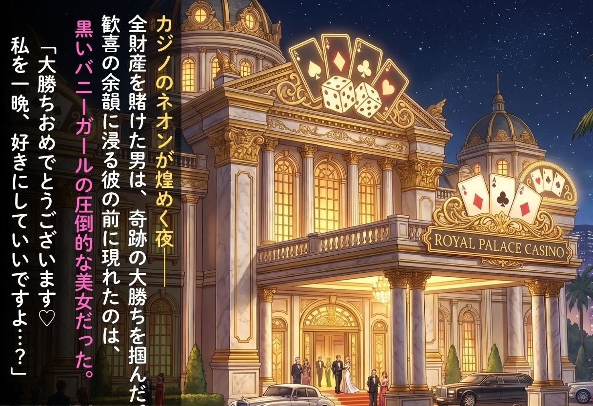 カジノで大勝利！VIP専用 バニーガールを朝までハメまくる話  一騎〇千編 - サンプル画像 1