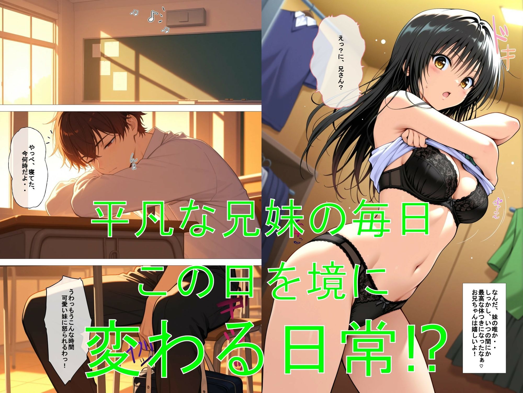 俺の妹は兄さん大好きっ娘でした！  意地の張り合いで妹と？相思相愛なんでラブラブになりました - サンプル画像 2