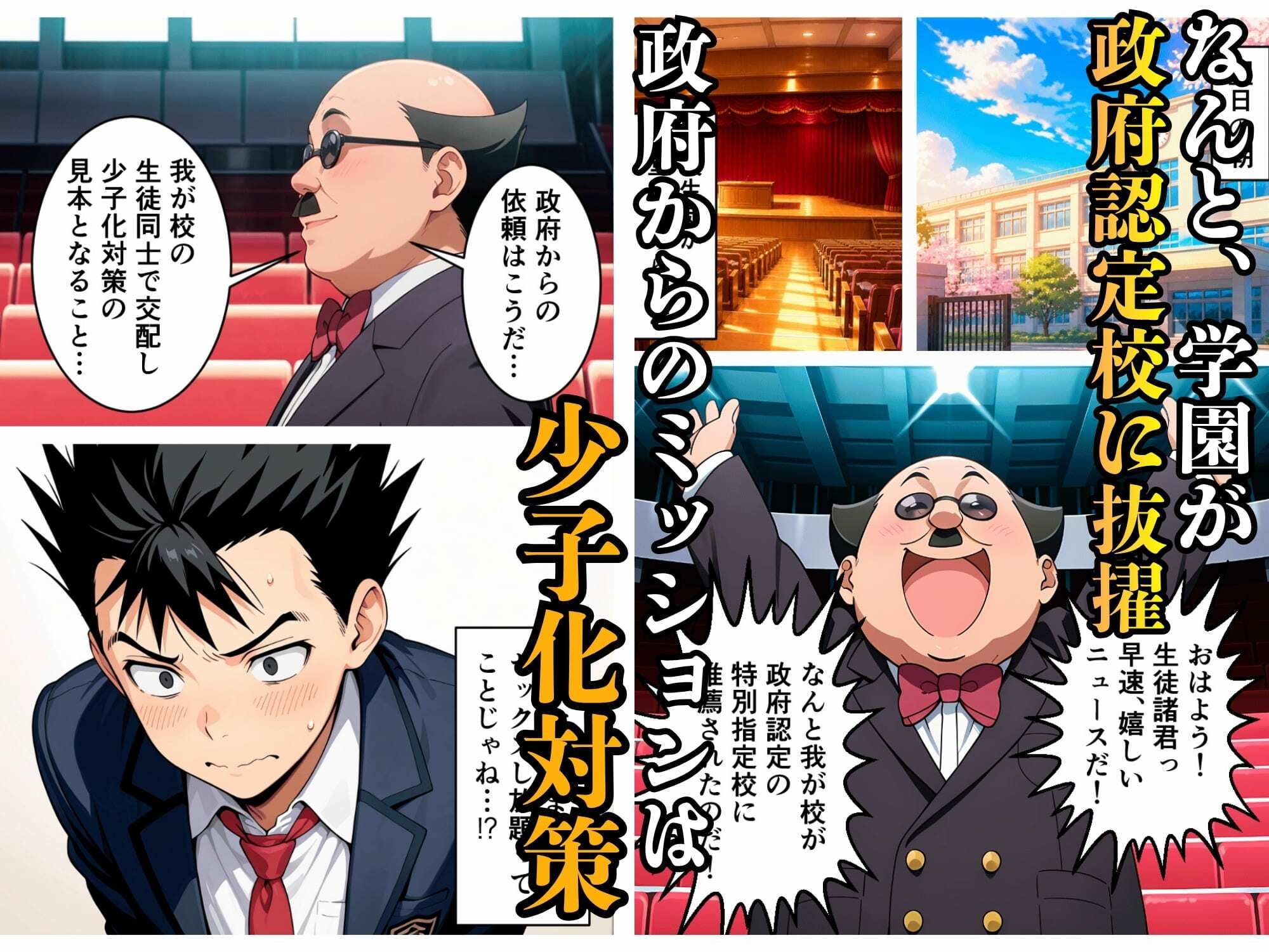 猿山が学園を支配しヒロインを蹂躙する話 - サンプル画像 3