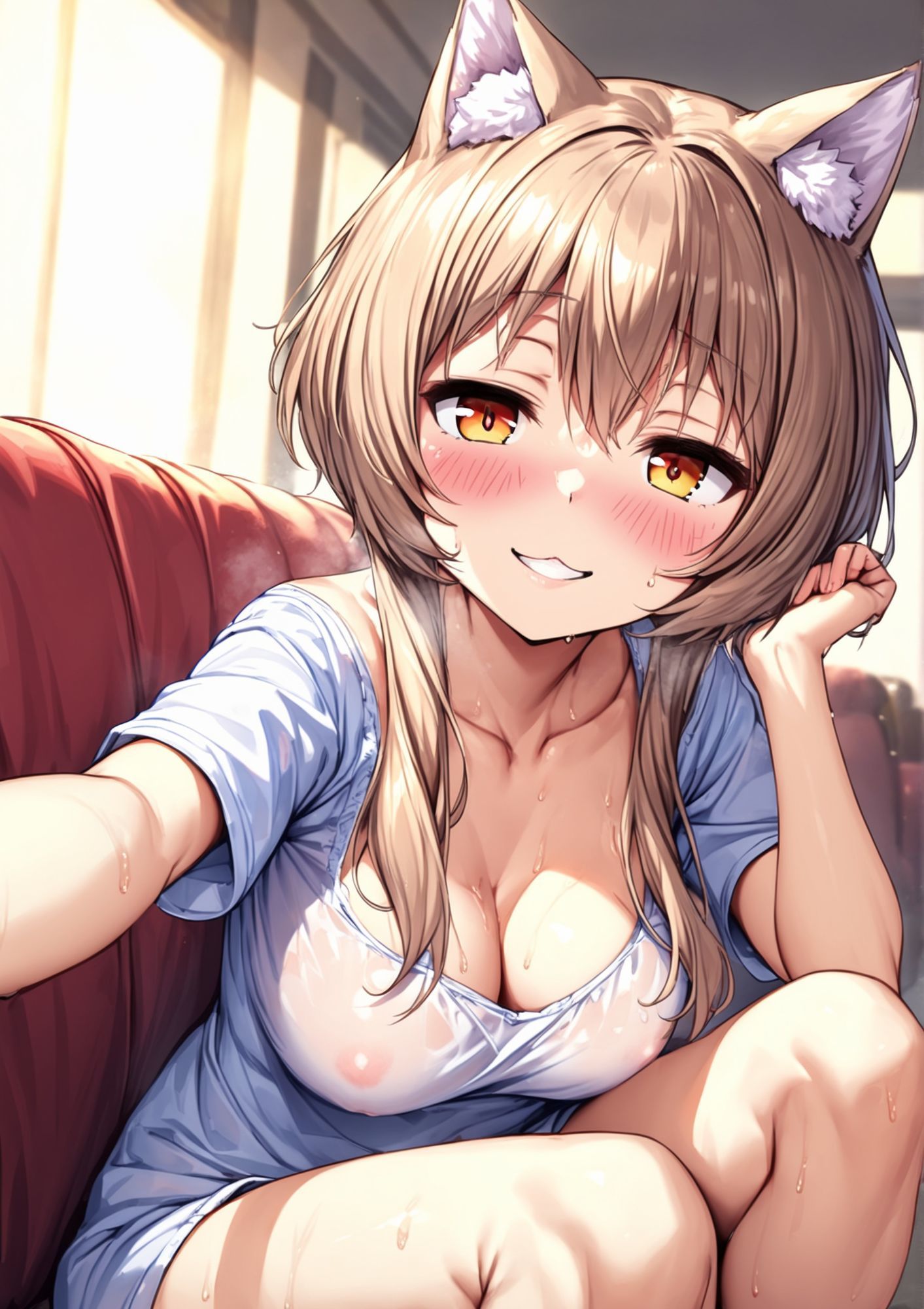猫娘と自宅で新婚気分 - サンプル画像 6