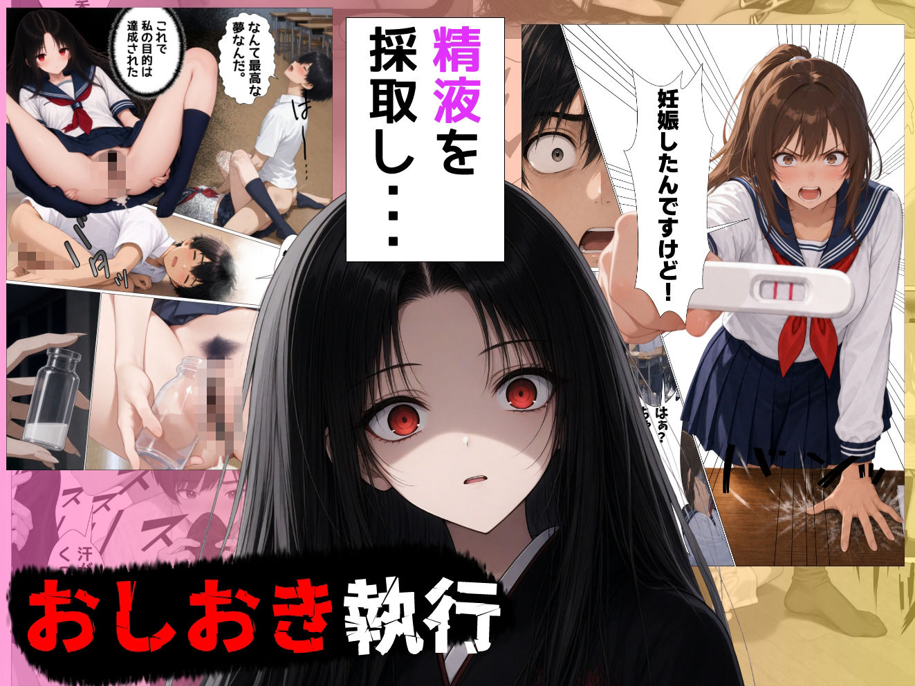 いじめ動画が流出してあーしの人生つんだ〜流出編＋おしおき編【2巻セット】 - サンプル画像 6
