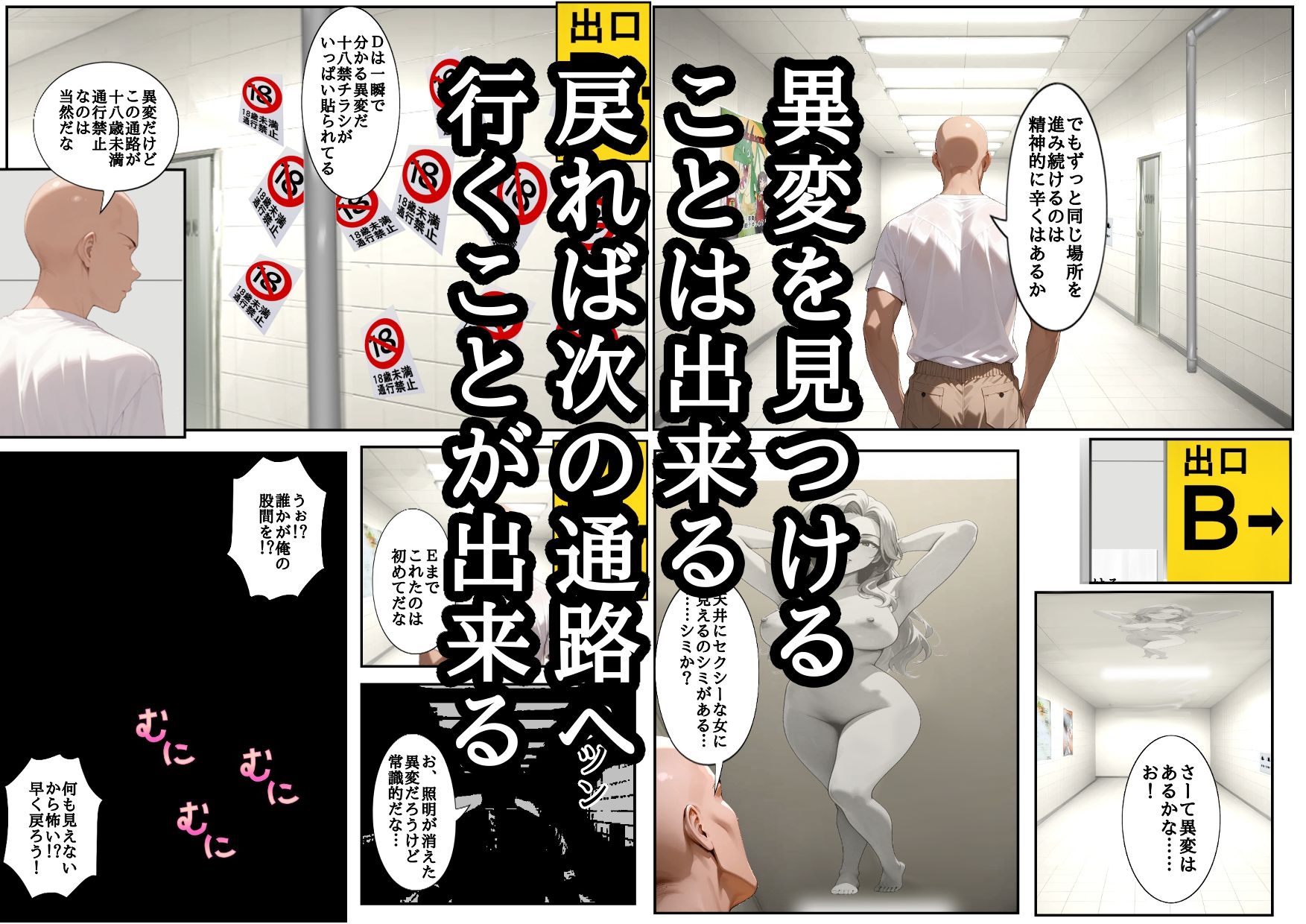 H番出口 見つけた異変がエロ過ぎて戻れない2 - サンプル画像 2