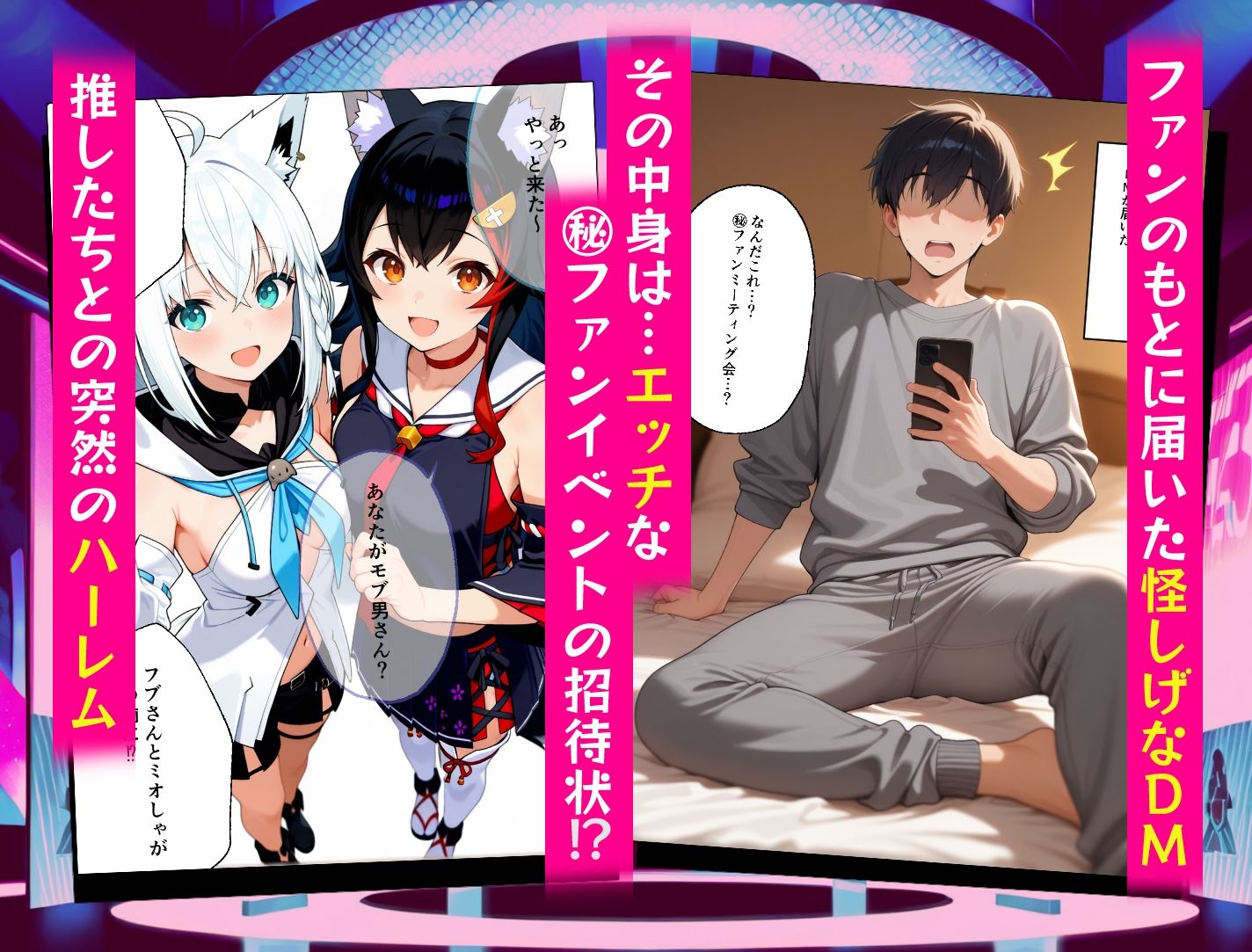 ゲマズ達のドスケベマル秘ファンサービス - サンプル画像 1