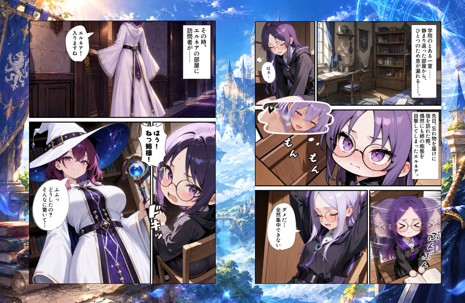 チートスキルで異世界ハーレム！10 〜才女と賢者を堕とす背徳の姉妹丼〜 - サンプル画像 1