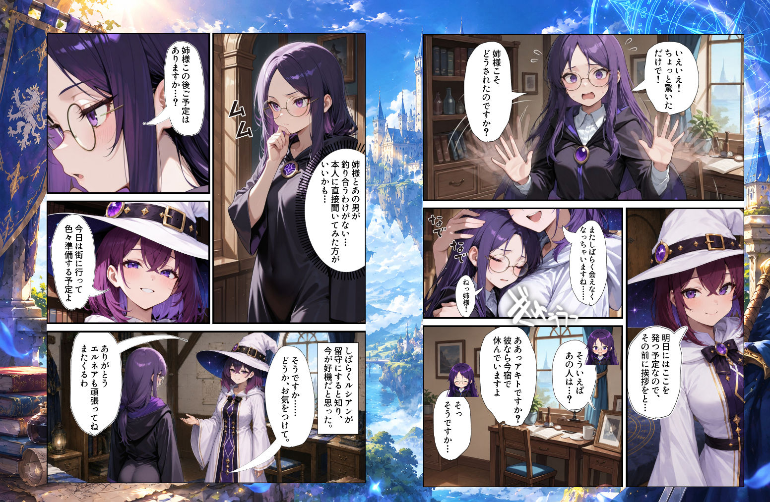 チートスキルで異世界ハーレム！10 〜才女と賢者を堕とす背徳の姉妹丼〜 - サンプル画像 2
