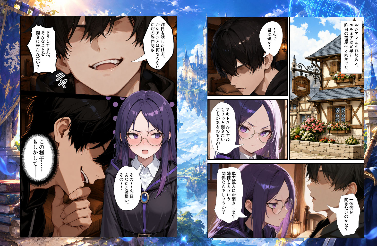 チートスキルで異世界ハーレム！10 〜才女と賢者を堕とす背徳の姉妹丼〜 - サンプル画像 3