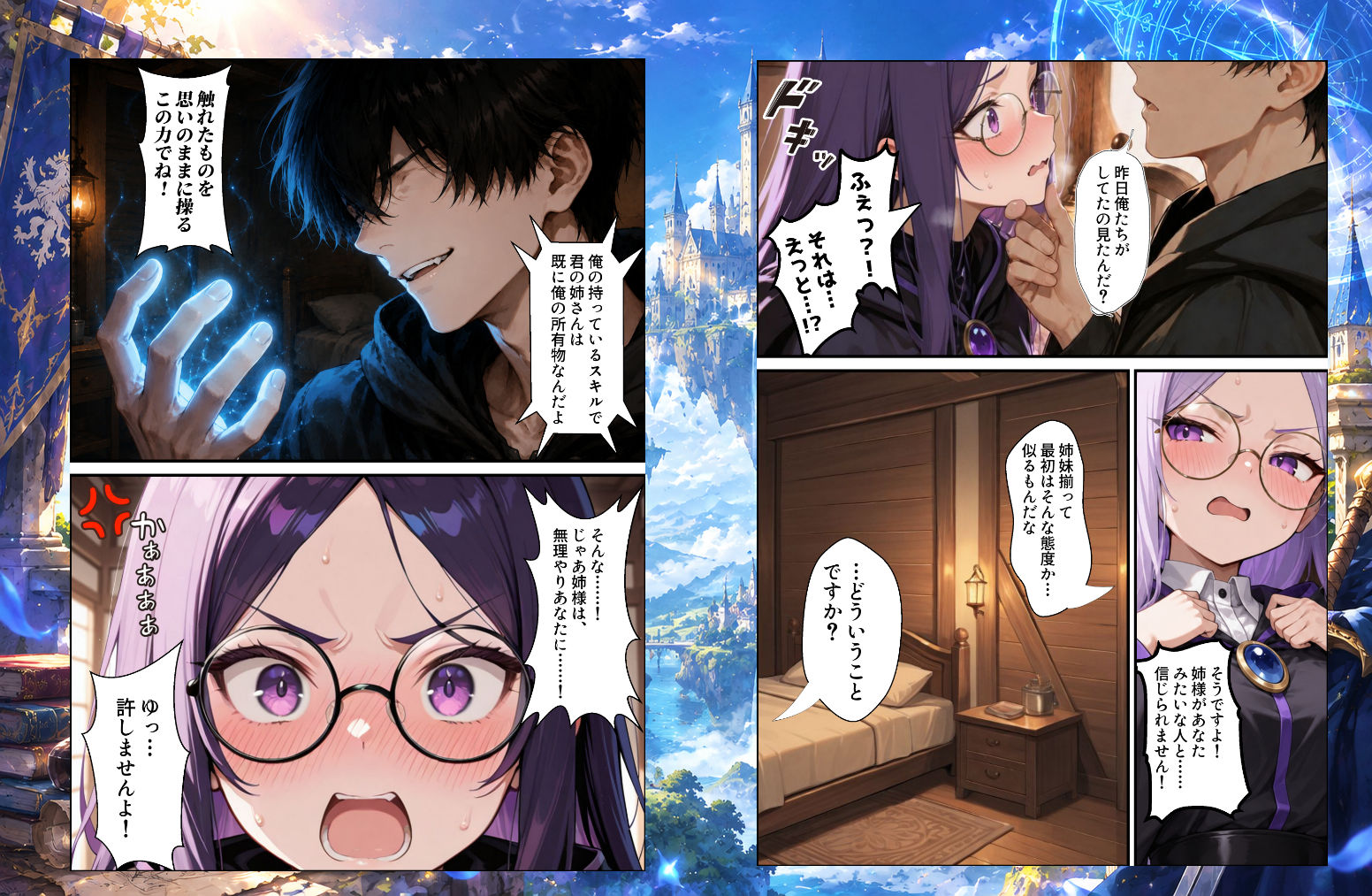 チートスキルで異世界ハーレム！10 〜才女と賢者を堕とす背徳の姉妹丼〜 - サンプル画像 4