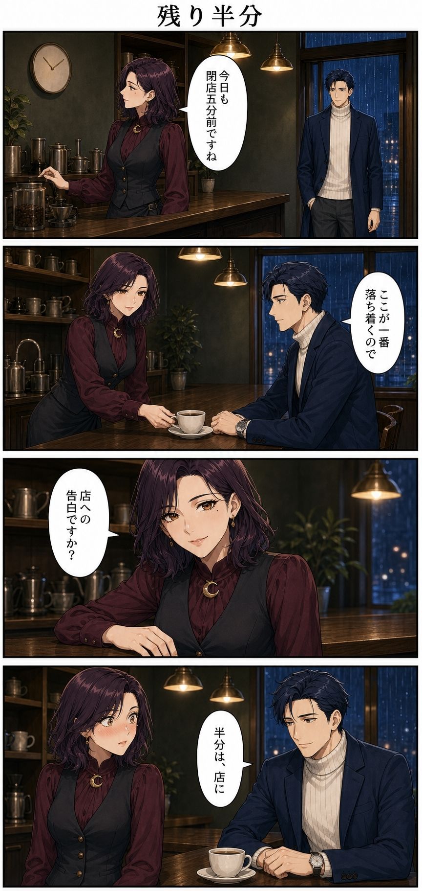 閉店五分前、恋は半分（10ページ） - サンプル画像 1