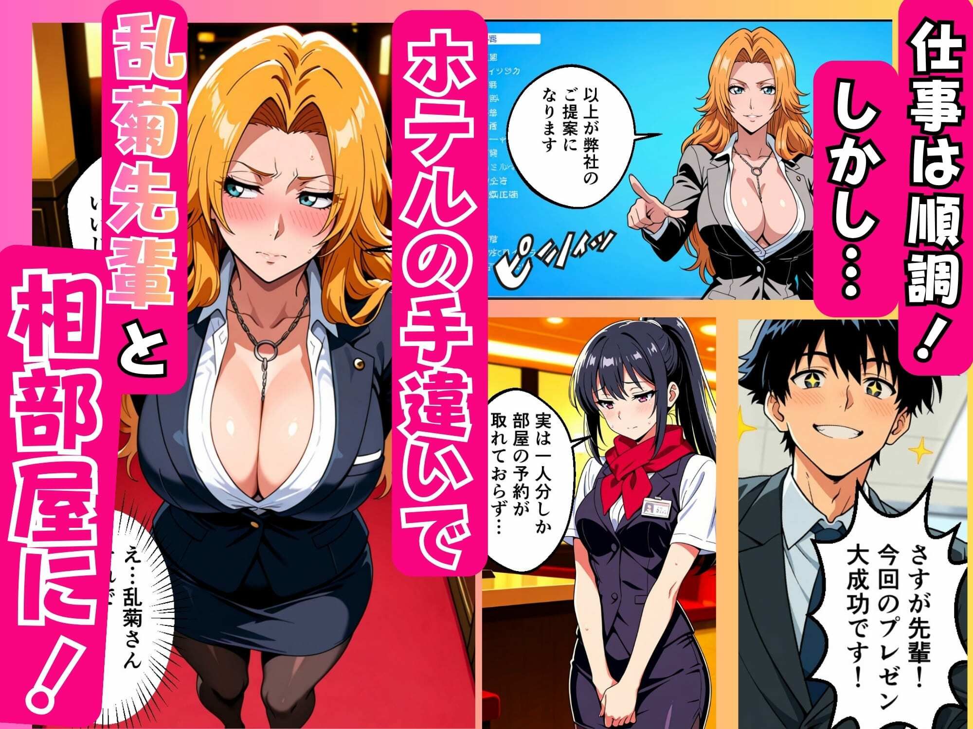 憧れの先輩の乱菊さんと相部屋でSEXする話 - サンプル画像 2