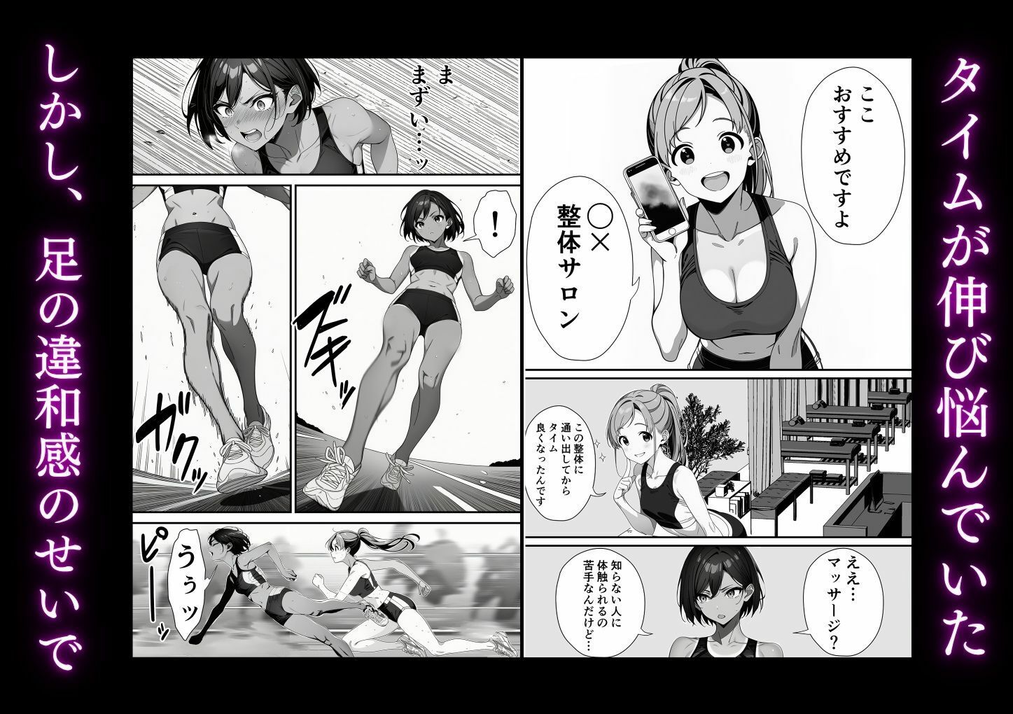 陸上部のエースが媚薬マッサージ屋で生ハメセックスする話 - サンプル画像 2