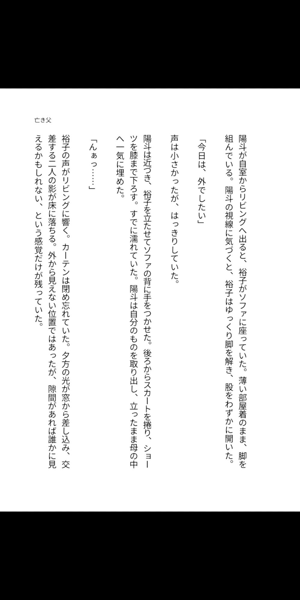 亡き父のいない夏、鍵をかけない母の部屋――四十路の豊満な肉体が息子を受け入れ、子宮で精を求め続けるまでの背徳同居 - サンプル画像 3