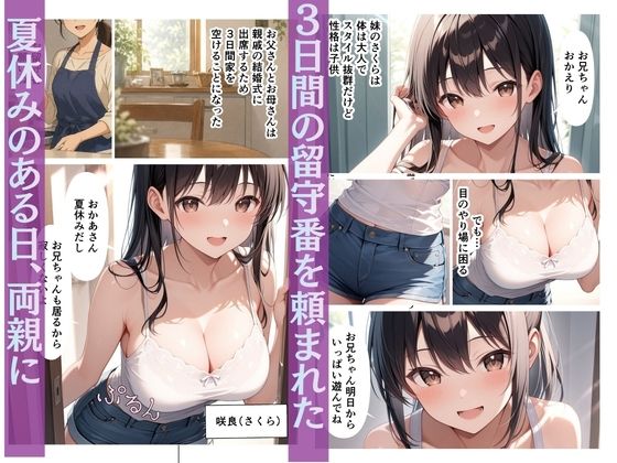 両親留守中の3日間妹とSEXしまくった話 - サンプル画像 1