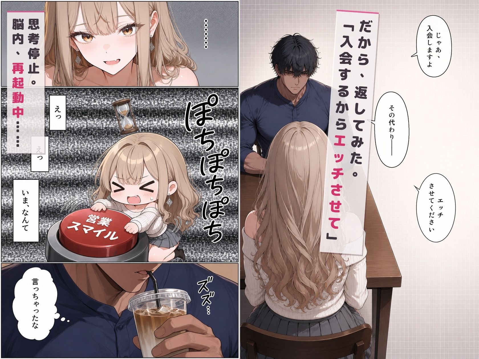 マルチ勧誘の港区女子に「入会するからエッチさせて」と返してみた - サンプル画像 3