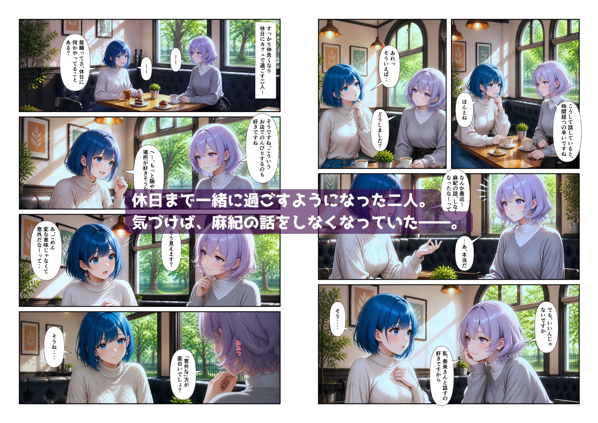 「百合・トライアングル2」 〜元カノと今カノ、惹かれあうふたり〜 - サンプル画像 4
