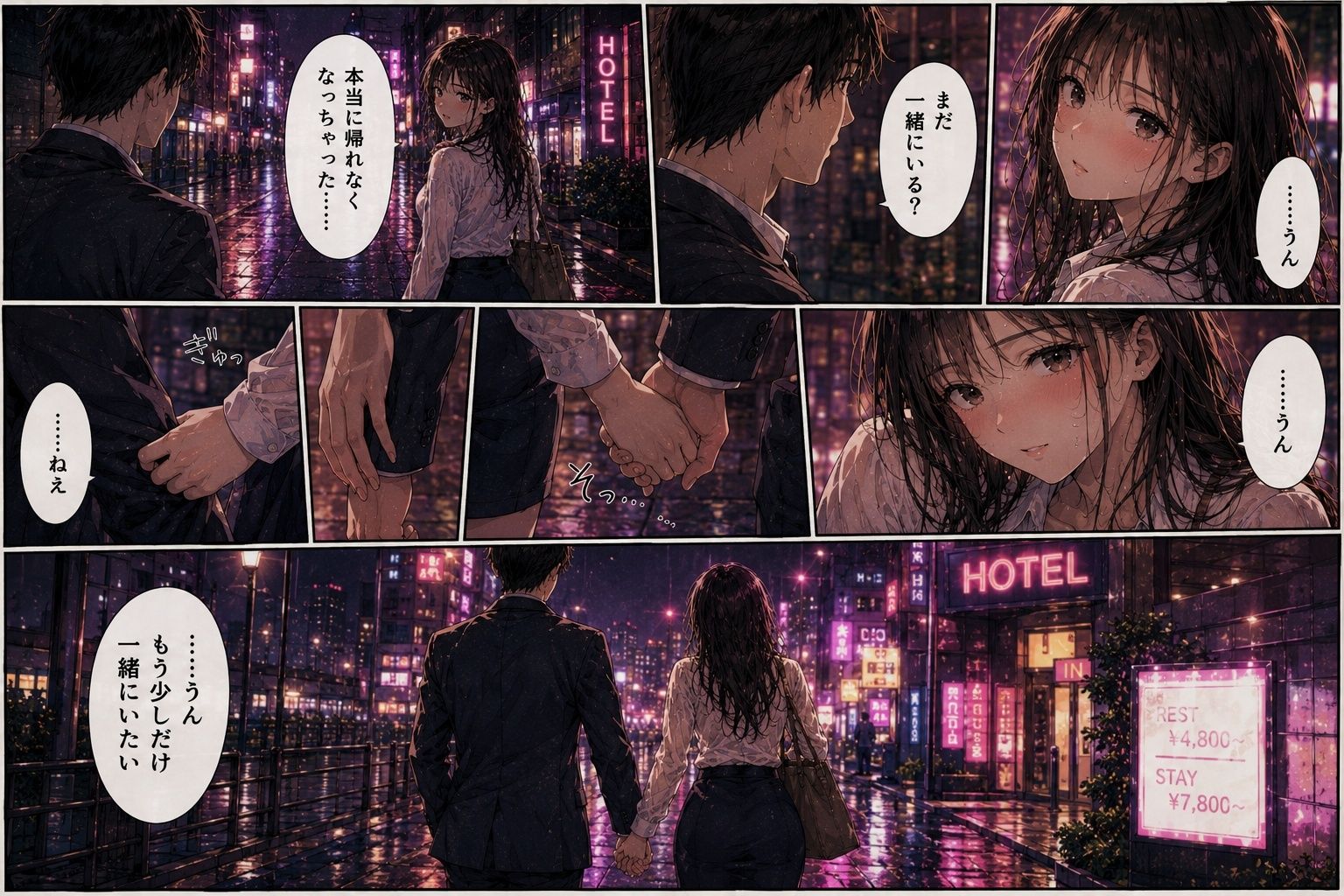 終電を逃した美女をナンパしてみた。 〜「帰れなくなっちゃった」彼女との長い夜〜 - サンプル画像 2