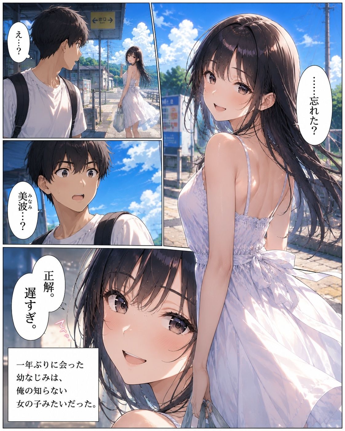 『夏休み、幼なじみが女になった。』 〜ずっと友達だった僕らの、忘れられない夏〜 - サンプル画像 1