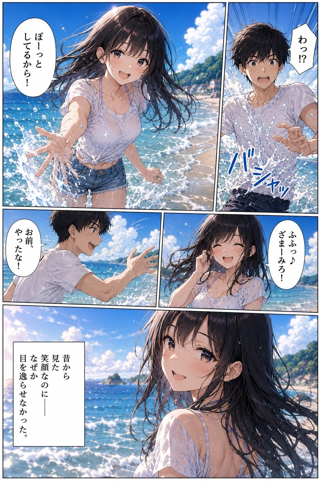 『夏休み、幼なじみが女になった。』 〜ずっと友達だった僕らの、忘れられない夏〜 - サンプル画像 2