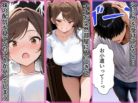 生意気な妹はエロ配信者だった開き直られたのでお仕置きSEXしてやった - サンプル画像 4