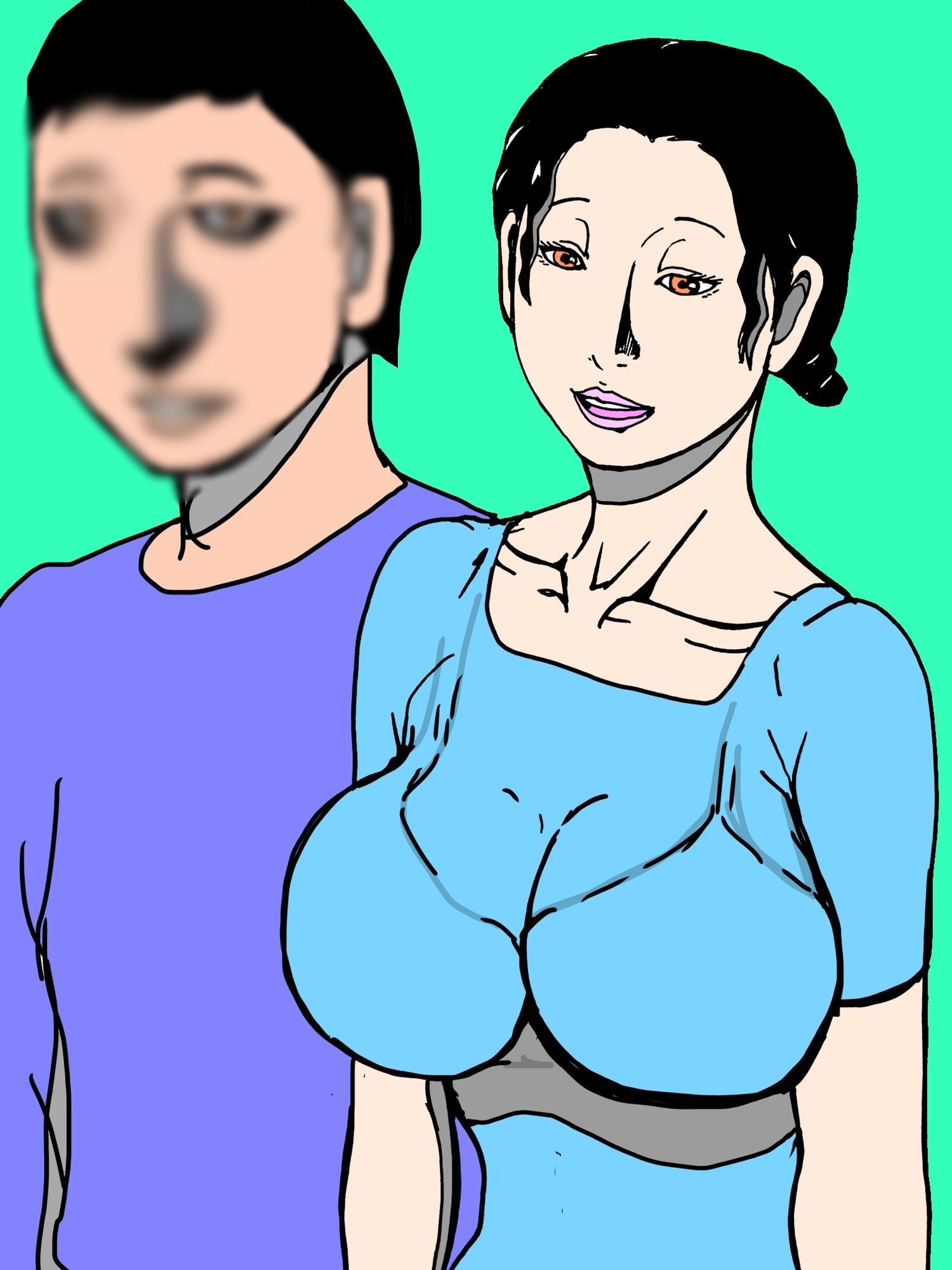 不本意な寝取られ行為中夫のことを見続けといてやろうと決めていたのに激しい交尾に我を忘れさせられた人妻 - サンプル画像 3