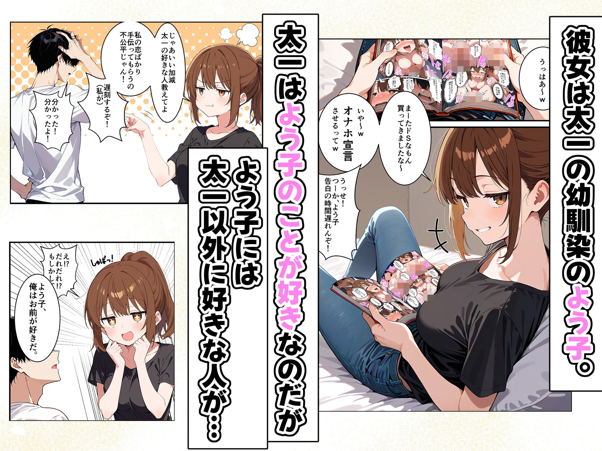 幼馴染が俺の嫁＋オナホになるまで - サンプル画像 1
