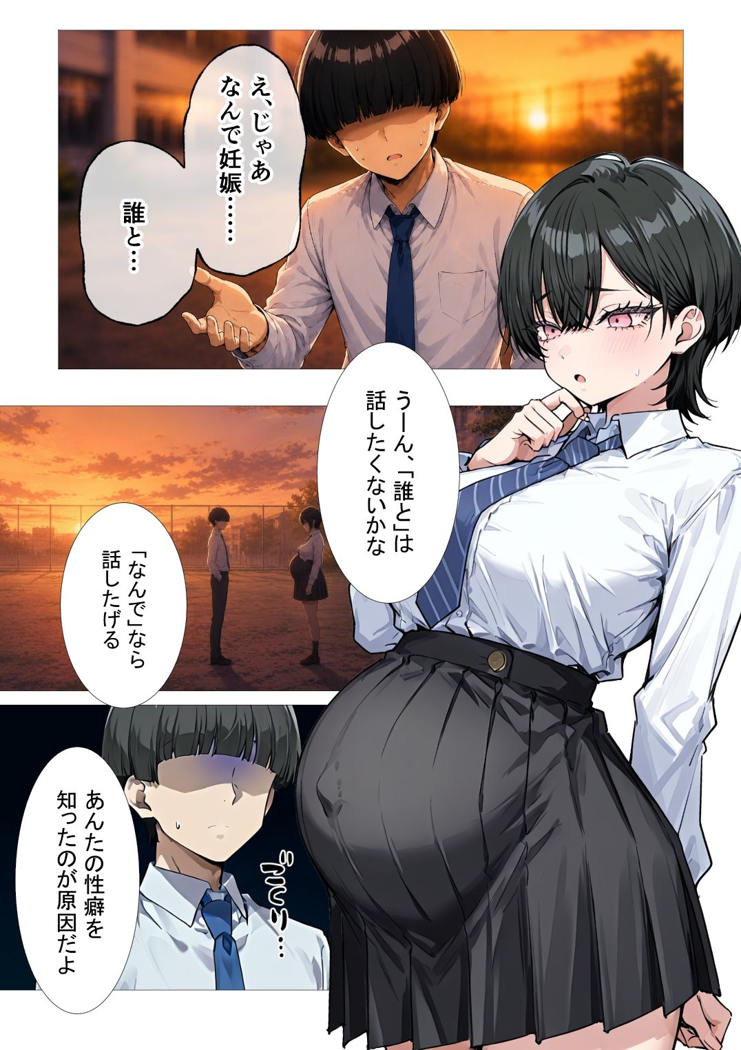 孕トモ-オレのNTR性癖のせいでデキ婚した親友- - サンプル画像 3