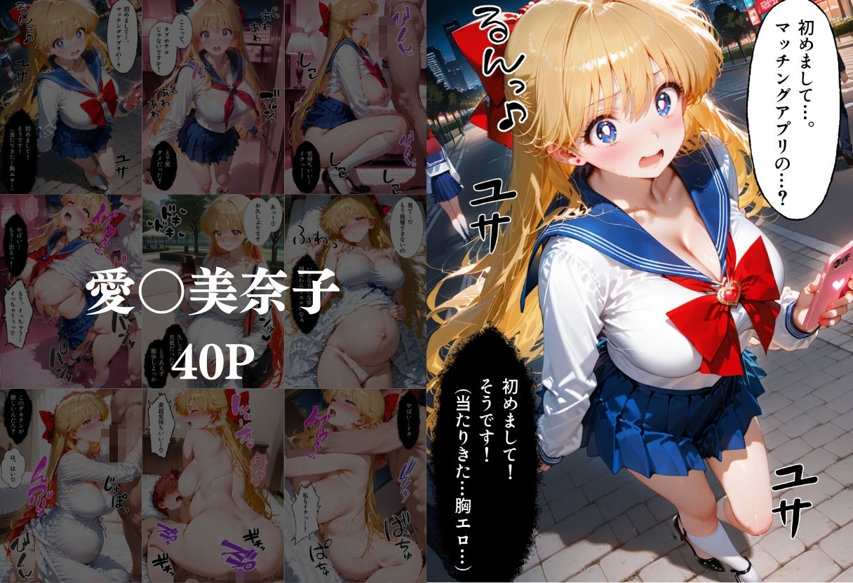 マッチングアプリで出会った美女を孕ませた話 美●女戦士セーラームーン編 - サンプル画像 3
