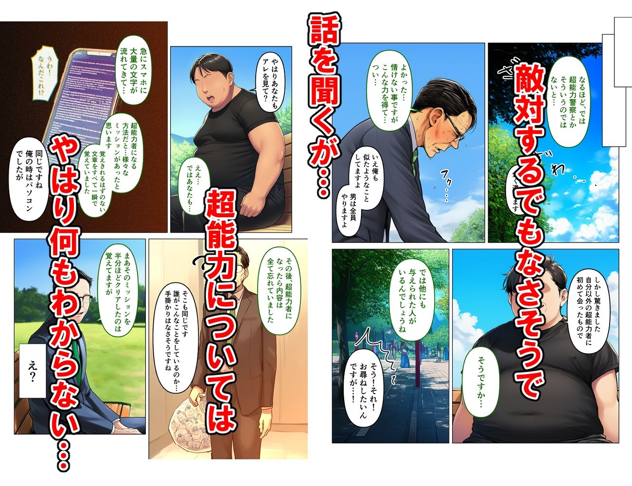 超能力おじさんともう一人の超能力おじさん仲良く二人でヤリまくり！ - サンプル画像 4