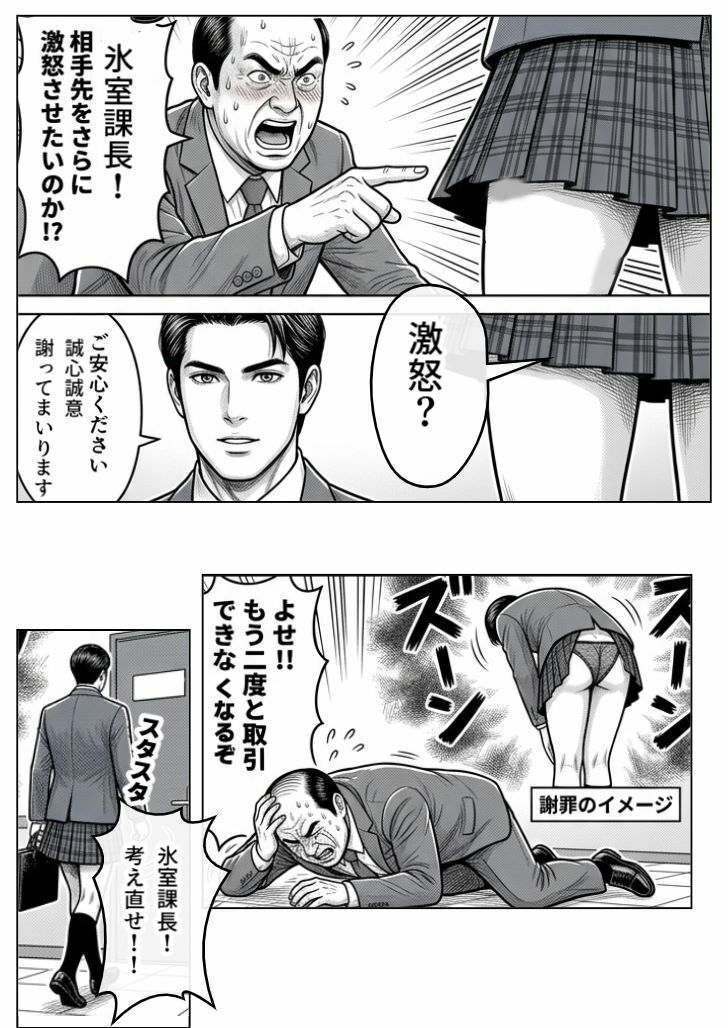 片思い中の課長はなぜかミニスカートです - サンプル画像 6