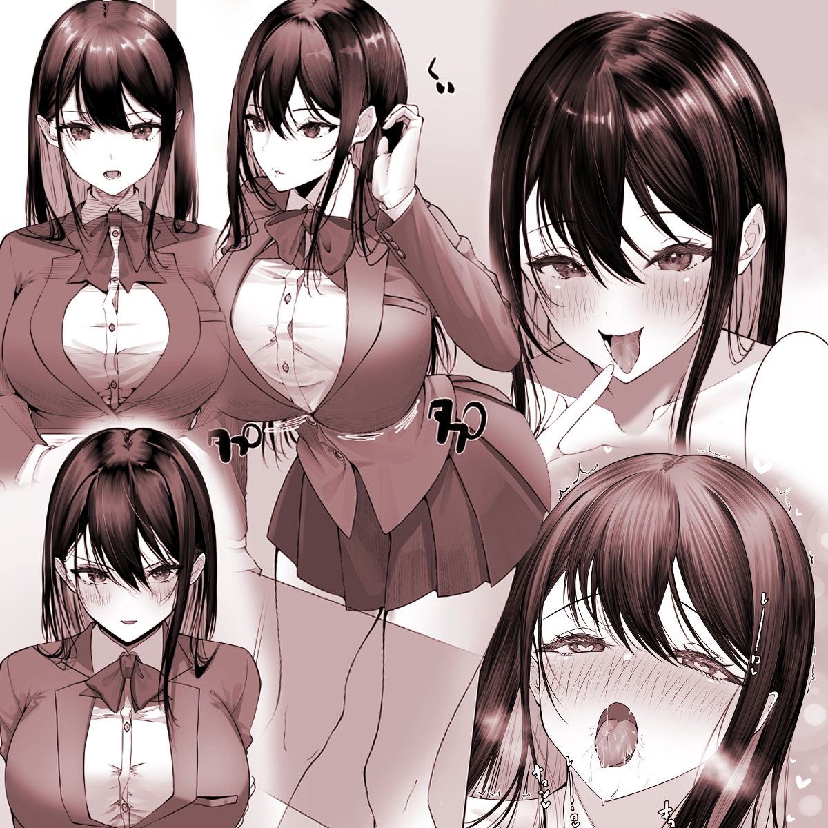 クールだけど押しに弱くて甘々になってしまう生徒会長 - サンプル画像 2