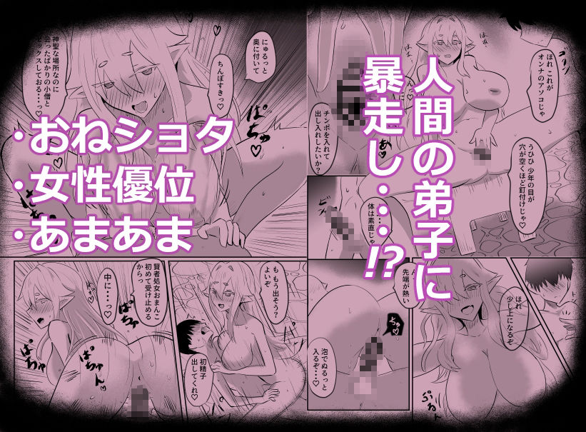 エルフの賢者と人間の弟子 - サンプル画像 2