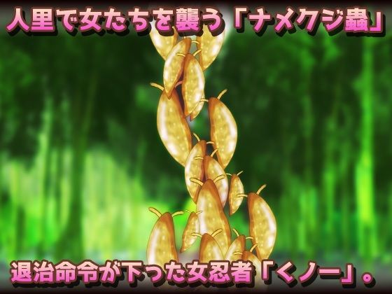 蟲姦〜大ナメクジ退治に来た女忍者が敗北！産卵交尾させられる！〜オナニー用ミニゲーム - サンプル画像 1