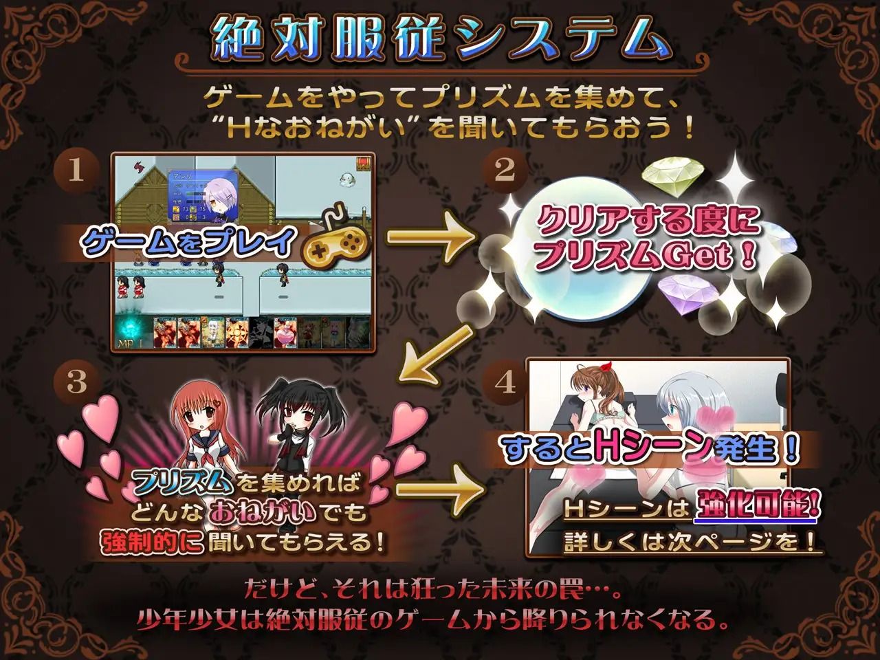 超自由RPGで恥辱の永遠命令させろ - サンプル画像 2