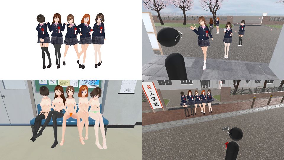 ○○学園の日々 入学式編 - サンプル画像 1