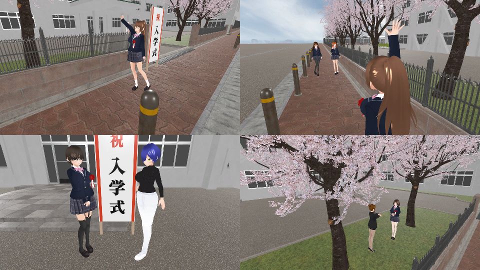 ○○学園の日々 入学式編 - サンプル画像 4