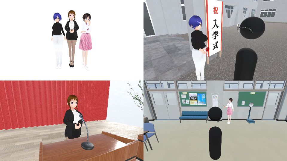 ○○学園の日々 入学式編 - サンプル画像 5