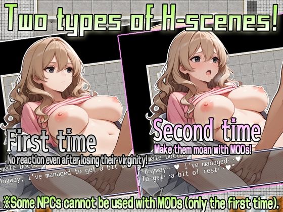 Let’s NPC SEX Taking virgins in the VR world and enjoying with the Hentai MOD！ - サンプル画像 2